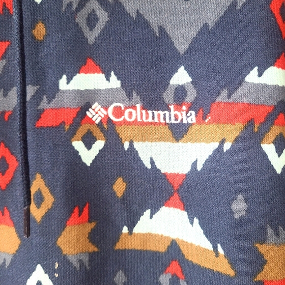 Columbia multi-colored hooded sweatshirt US L - Picture 2 of 7